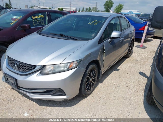 20268431 :رقم المزاد ، 2HGFB2F48DH033955 vin ، 2013 Honda Civic Lx مزاد بيع
