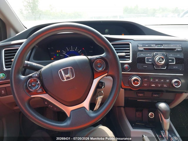 20268431 :رقم المزاد ، 2HGFB2F48DH033955 vin ، 2013 Honda Civic Lx مزاد بيع