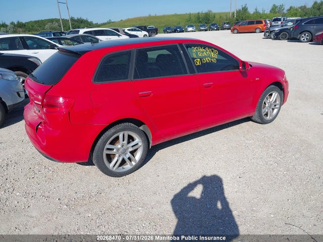 20268470 :رقم المزاد ، WAUDFCFM4BA138940 vin ، 2011 Audi A3 2.0t Quattro مزاد بيع