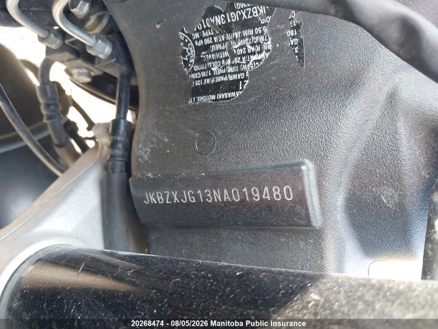 Продаж на аукціоні авто 2022 Kawasaki Zx636 Ninja Zx-6r Abs, vin: JKBZXJG13NA019480, номер лоту: 20268474