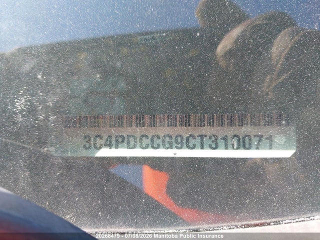 20268479 :رقم المزاد ، 3C4PDCCG9CT310071 vin ، 2012 Dodge Journey Sxt مزاد بيع
