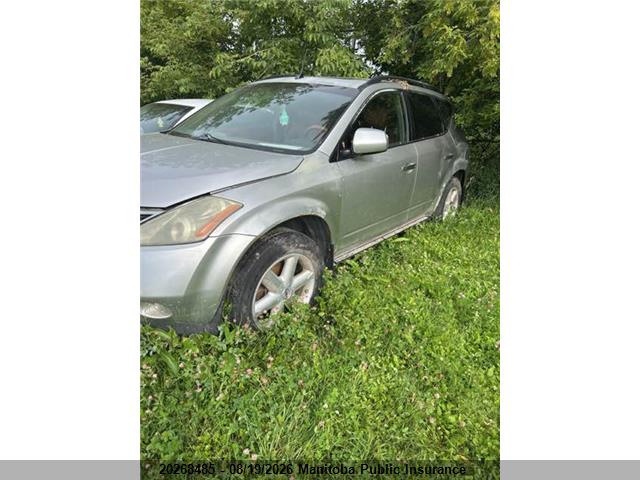 Aukcja sprzedaży 2003 Nissan Murano Sl, vin: JN8AZ08W93W203848, numer aukcji: 20268485