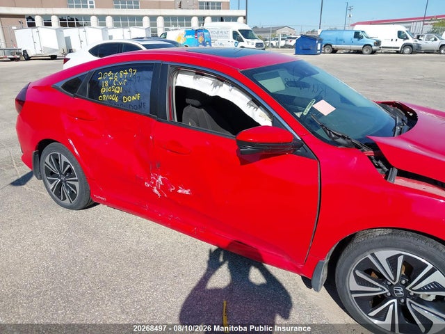 2018 Honda Civic Ex-t მანქანა იყიდება აუქციონზე, vin: 2HGFC1F47JH105621, აუქციონის ნომერი: 20268497