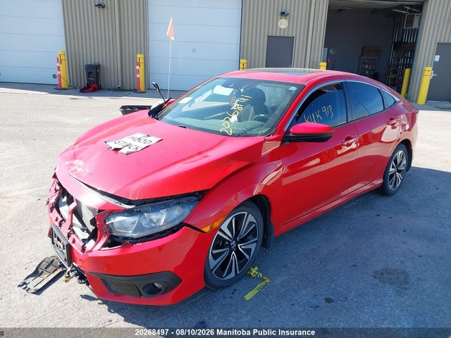 2018 Honda Civic Ex-t მანქანა იყიდება აუქციონზე, vin: 2HGFC1F47JH105621, აუქციონის ნომერი: 20268497