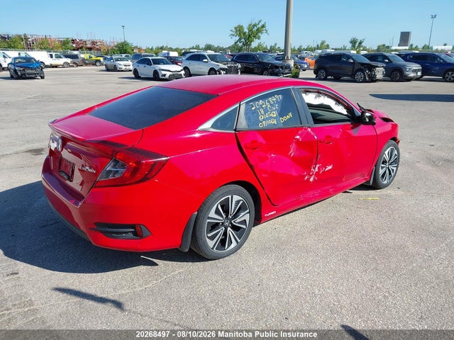2018 Honda Civic Ex-t მანქანა იყიდება აუქციონზე, vin: 2HGFC1F47JH105621, აუქციონის ნომერი: 20268497
