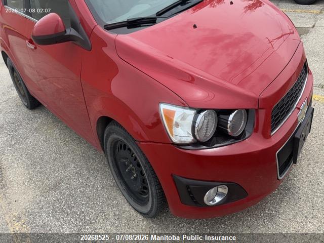 Aukcja sprzedaży 2012 Chevrolet Sonic Ltz, vin: 1G1JE6SB1C4203850, numer aukcji: 20268525
