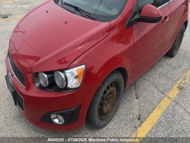 Продажа на аукционе авто 2012 Chevrolet Sonic Ltz, vin: 1G1JE6SB1C4203850, номер лота: 20268525