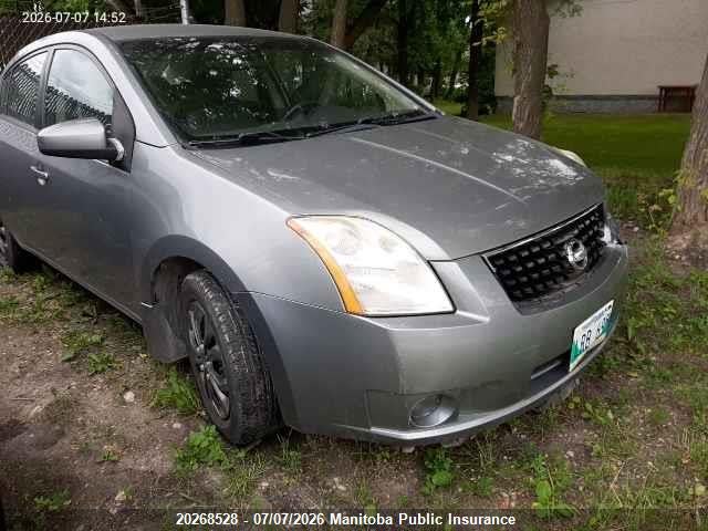 Aukcja sprzedaży 2008 Nissan Sentra 2.0, vin: 3N1AB61E58L757974, numer aukcji: 20268528