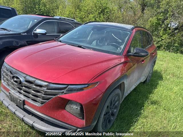 20268552 :رقم المزاد ، KM8JCCAE3NU152535 vin ، 2022 Hyundai Tucson Urban Edition مزاد بيع