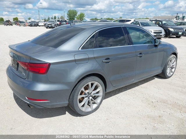 2017 Audi A3 2.0t Quattro მანქანა იყიდება აუქციონზე, vin: WAUE8GFF3H1024508, აუქციონის ნომერი: 20268562
