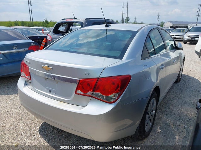 20268564 :رقم المزاد ، 1G1PC5SB6E7339502 vin ، 2014 Chevrolet Cruze Lt Turbo مزاد بيع