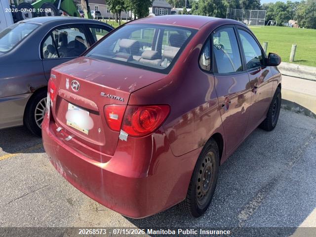 20268573 :رقم المزاد ، KMHDU45D09U782441 vin ، 2009 Hyundai Elantra Gl مزاد بيع