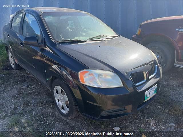 20268597 :رقم المزاد ، 3G2TV55E69L115125 vin ، 2009 Pontiac G3 Wave مزاد بيع