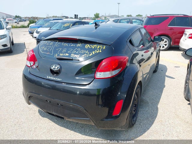 2013 Hyundai Veloster მანქანა იყიდება აუქციონზე, vin: KMHTC6AD8DU089853, აუქციონის ნომერი: 20268621