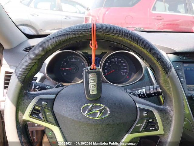 2013 Hyundai Veloster მანქანა იყიდება აუქციონზე, vin: KMHTC6AD8DU089853, აუქციონის ნომერი: 20268621
