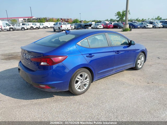 Aukcja sprzedaży 2019 Hyundai Elantra Sel/value/limited, vin: KMHD84LF1KU739273, numer aukcji: 20268624