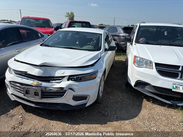 2017 Chevrolet Malibu Ls მანქანა იყიდება აუქციონზე, vin: 1G1ZB5ST0HF277769, აუქციონის ნომერი: 20268636
