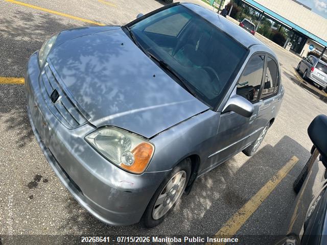 Aukcja sprzedaży 2002 Honda Civic Lx, vin: 2HGES16892H900009, numer aukcji: 20268641