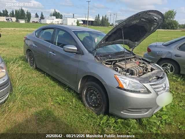 Nissan Sentra 1.8 S 2014 3N1AB7APXEL683244 главное изображение