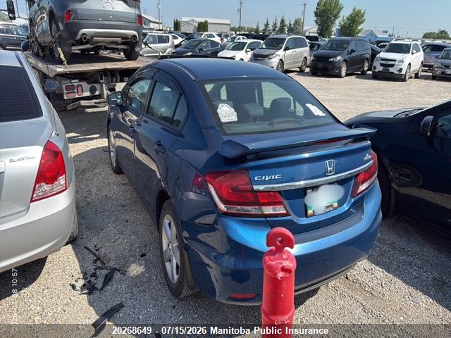 Honda CIVIC EX 2014 2HGFB2F53EH002073 Image 3
