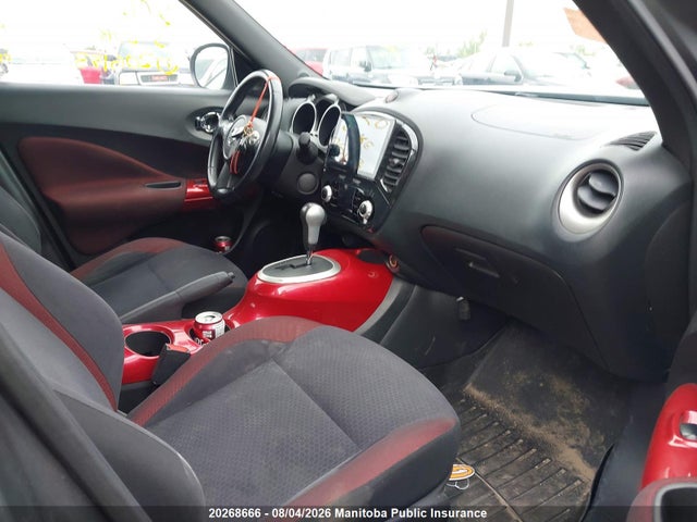 2013 Nissan Juke Sl მანქანა იყიდება აუქციონზე, vin: JN8AF5MR5DT206173, აუქციონის ნომერი: 20268666