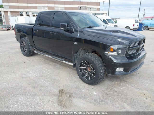 2011 Dodge Ram 1500 Sport Crew Cab მანქანა იყიდება აუქციონზე, vin: 1D7RV1CT8BS522120, აუქციონის ნომერი: 20268716