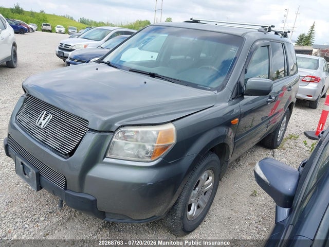 Продажа на аукционе авто 2008 Honda Pilot Lx, vin: 5FNYF18138B501952, номер лота: 20268763