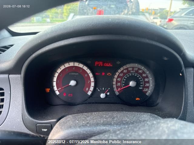 20268812 :رقم المزاد ، KNADH4B33A6604274 vin ، 2010 Kia Rio Ex مزاد بيع