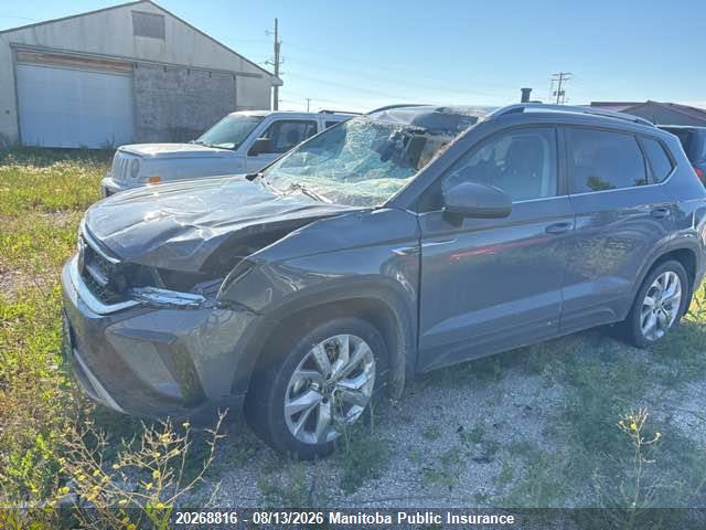 Aukcja sprzedaży 2022 Volkswagen Taos Comfortline 1.5 Tsi, vin: 3VVLX7B2XNM087105, numer aukcji: 20268816
