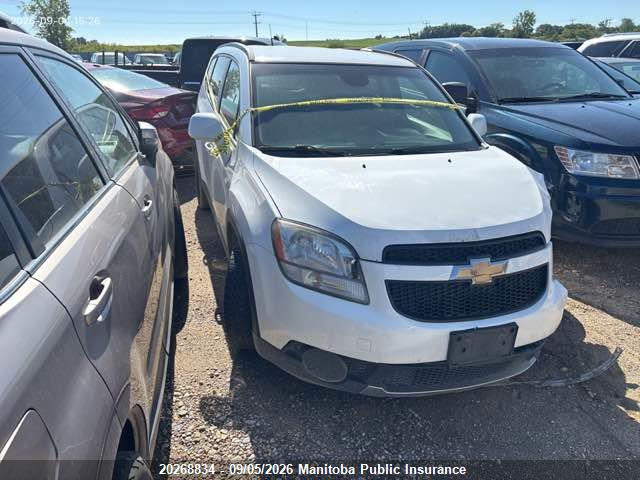 Aukcja sprzedaży 2012 Chevrolet Orlando Lt, vin: KL77P2EM5CK563651, numer aukcji: 20268834