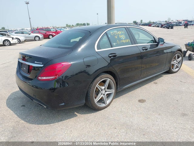2015 Mercedes Benz C300w 4matic მანქანა იყიდება აუქციონზე, vin: 55SWF4KB0FU049884, აუქციონის ნომერი: 20268841