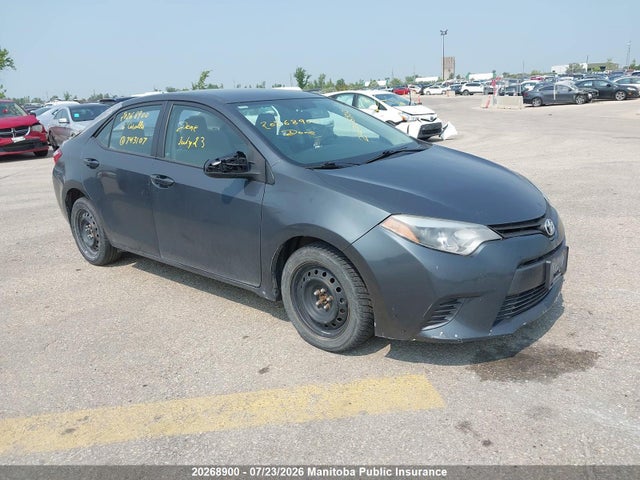 2016 Toyota Corolla L/le/le Pls/prm/s/s Pls მანქანა იყიდება აუქციონზე, vin: 2T1BURHE3GC743107, აუქციონის ნომერი: 20268900