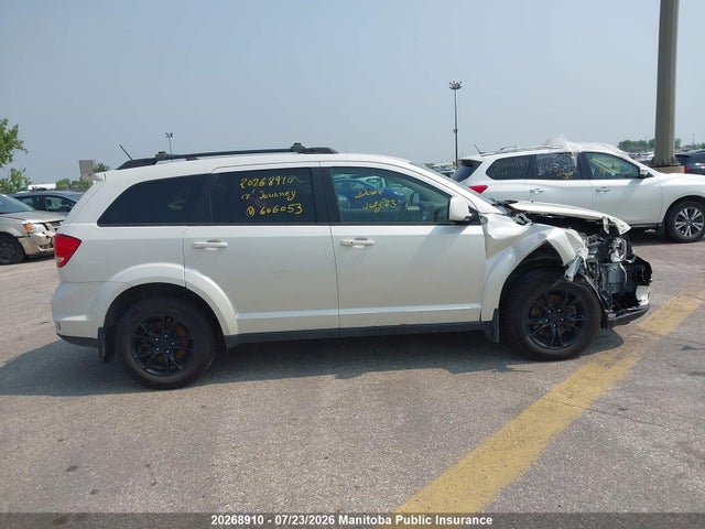 2017 Dodge Journey Sxt მანქანა იყიდება აუქციონზე, vin: 3C4PDCCG9HT606053, აუქციონის ნომერი: 20268910