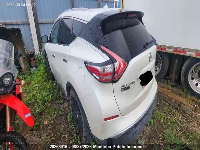 5N1AZ2MH7FN276138 Nissan Murano Platinum