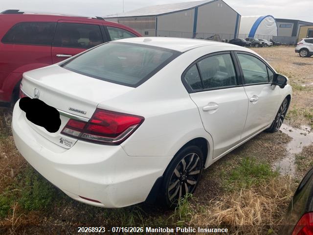 Honda Civic Touring 2015 2HGFB2F7XFH014479 Image 4