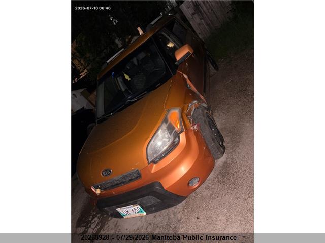 2010 Kia Soul 4u მანქანა იყიდება აუქციონზე, vin: KNDJT2A22A7182168, აუქციონის ნომერი: 20268928