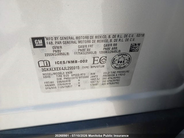 GMC Terrain Denali 2018 3GKALXEX4JL295915 Image 9