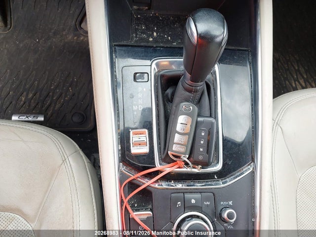 2017 Mazda Cx-5 Grand Touring მანქანა იყიდება აუქციონზე, vin: JM3KFBDL6H0177226, აუქციონის ნომერი: 20268983