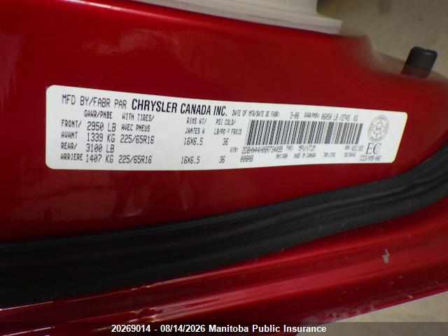 Продаж на аукціоні авто 2008 Dodge Grand Caravan Se, vin: 2D8HN44H08R734099, номер лоту: 20269014