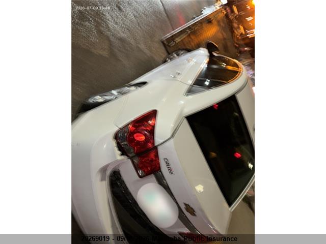 20269019 :رقم المزاد ، 1G1PC5SBXD7200889 vin ، 2013 Chevrolet Cruze Lt Turbo مزاد بيع