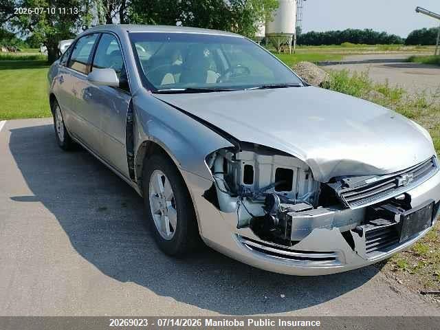 20269023 :رقم المزاد ، 2G1WT58N869390450 vin ، 2006 Chevrolet Impala Lt V6 مزاد بيع