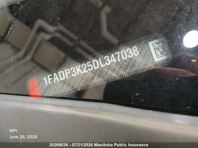 Aukcja sprzedaży 2013 Ford Focus Se, vin: 1FADP3K25DL347038, numer aukcji: 20269034