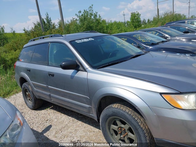 2008 Subaru Outback 2.5i მანქანა იყიდება აუქციონზე, vin: 4S4BP60C487335293, აუქციონის ნომერი: 20269046
