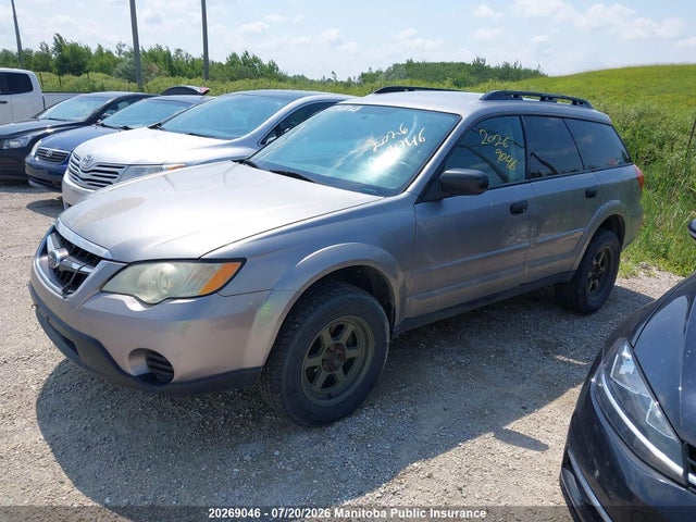2008 Subaru Outback 2.5i მანქანა იყიდება აუქციონზე, vin: 4S4BP60C487335293, აუქციონის ნომერი: 20269046