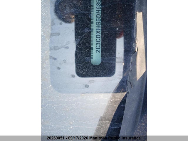 20269051 :رقم المزاد ، 2C3CDXHG5DH635894 vin ، 2013 Dodge Charger Sxt مزاد بيع