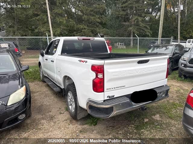 20269085 :رقم المزاد ، 1GCRDAED5NZ575310 vin ، 2022 Chevrolet Silverado 1500 Wt Double Cab مزاد بيع