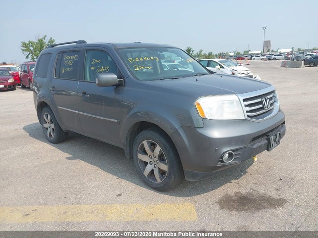 2013 Honda Pilot Touring მანქანა იყიდება აუქციონზე, vin: 5FNYF4H96DB503311, აუქციონის ნომერი: 20269093