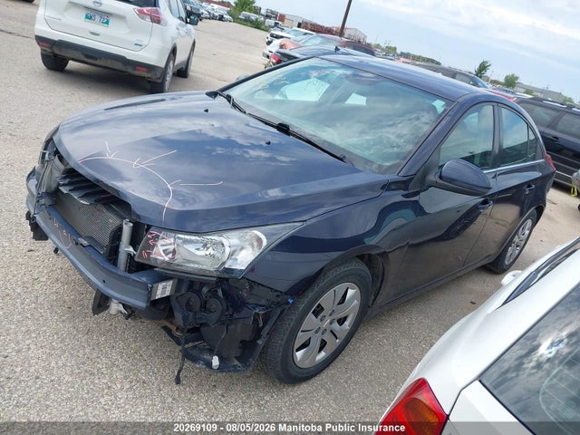 20269109 :رقم المزاد ، 1G1PC5SB8F7216463 vin ، 2015 Chevrolet Cruze Lt Turbo مزاد بيع