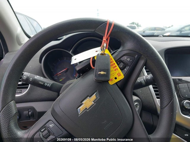 20269109 :رقم المزاد ، 1G1PC5SB8F7216463 vin ، 2015 Chevrolet Cruze Lt Turbo مزاد بيع