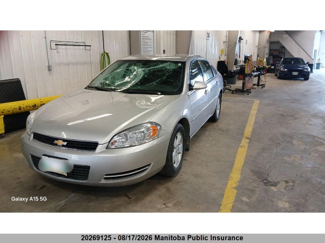 2007 Chevrolet Impala Lt V6 მანქანა იყიდება აუქციონზე, vin: 2G1WT58K079149845, აუქციონის ნომერი: 20269125